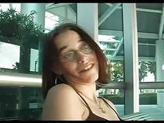 Find-Best-Pantyhose.com presents: Skinny nerd nikki picked up and fucked