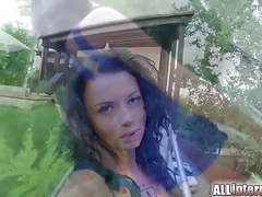 Find-Best-Pantyhose.com presents: Allinternal anal creampie for hot brunette who loves a rough