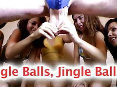 Find-Best-Pantyhose.com presents: Cfnm hanging bull balls femdom