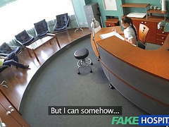 Find-Best-Pantyhose.com presents: Fakehospital sexy nurse heals patient with hard office sex