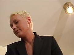 Find-Best-Pantyhose.com presents: Short hair blonde fraulein boss