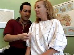 Find-Best-Pantyhose.com presents: Naughty milf patient fucks the doctor