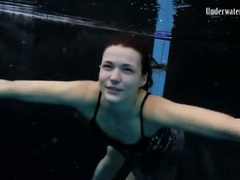 Find-Best-Pantyhose.com presents: Beautiful girl swims and smiles underwater