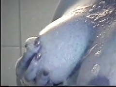 Find-Best-Pantyhose.com presents: Freckled redhead milf plays with her nipples in bath