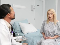 Find-Best-Pantyhose.com presents: Incredible anal exam for gorgeous blonde patient madison summers