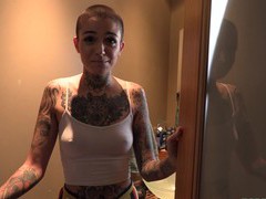 Find-Best-Pantyhose.com presents: Hd pov video of tattooed leigh raven sucking a rock solid cock