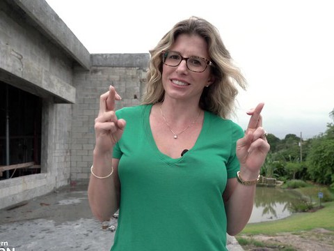 Find-Best-Pantyhose.com presents: Outdoors construction video with provocative model cory chase