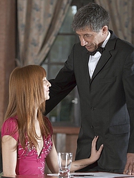 Find-Best-Pantyhose.com presents: Cute teenager fucking the senior teacher for better grades