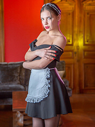 Find-Best-Pantyhose.com presents: Sexy Maid Henessy betrays Natalie Starr and fucks boyfriend