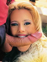 Find-Best-Pantyhose.com presents: Blonde Cora Works Hard With Mouth and Ass to Get a Facial