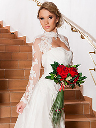 Find-Best-Pantyhose.com presents: Czech bride Angel Piaff gets banged in a laundry room after posing in lingerie