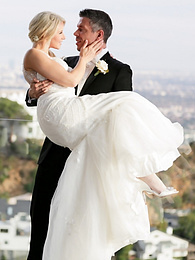 Find-Best-Pantyhose.com presents: Hot blonde Anikka Albrite consummates her marriage vows after getting married