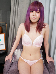 Find-Best-Pantyhose.com presents: Asian girl Shiori Fujimori displays her petite tiny tits and unveils her complete nakedness in a solo